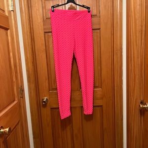 NWT Womens XL AQ Sport Hot Pink Tiktok Leggings
